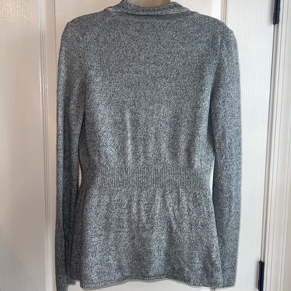 Banana Republic Sequined Gray Cardigan - Picture 3 of 6